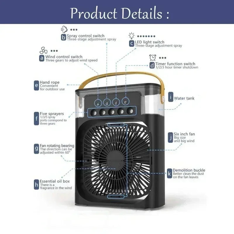 Fan AIr Conditioner Household